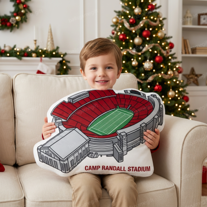 Camp Randall Stadium Plush Pillow