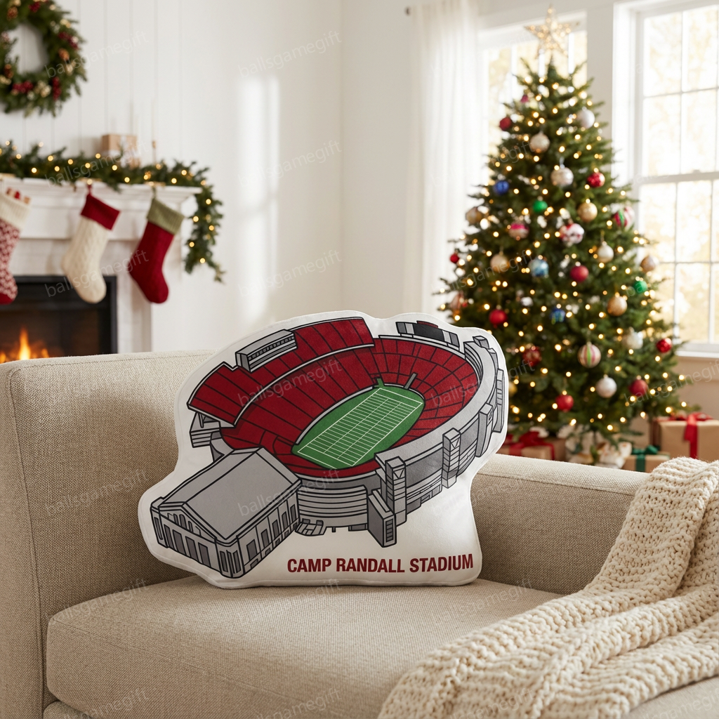 Camp Randall Stadium Plush Pillow