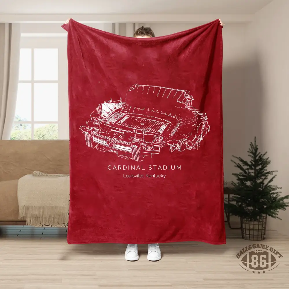 Cardinal Stadium - Louisville Cardinals football,College Football Blanket