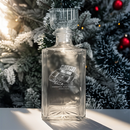 Centennial Bank Stadium- Arkansas State Red Wolves football,Whiskey Bottles-Gifts For Sports Lovers