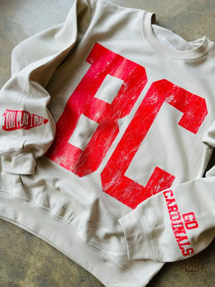 Custom Vintage Varsity Number or Letter Sweatshirt | Personalized Print Team Birthday or City Hoodie | Gifts for Sports Mom
