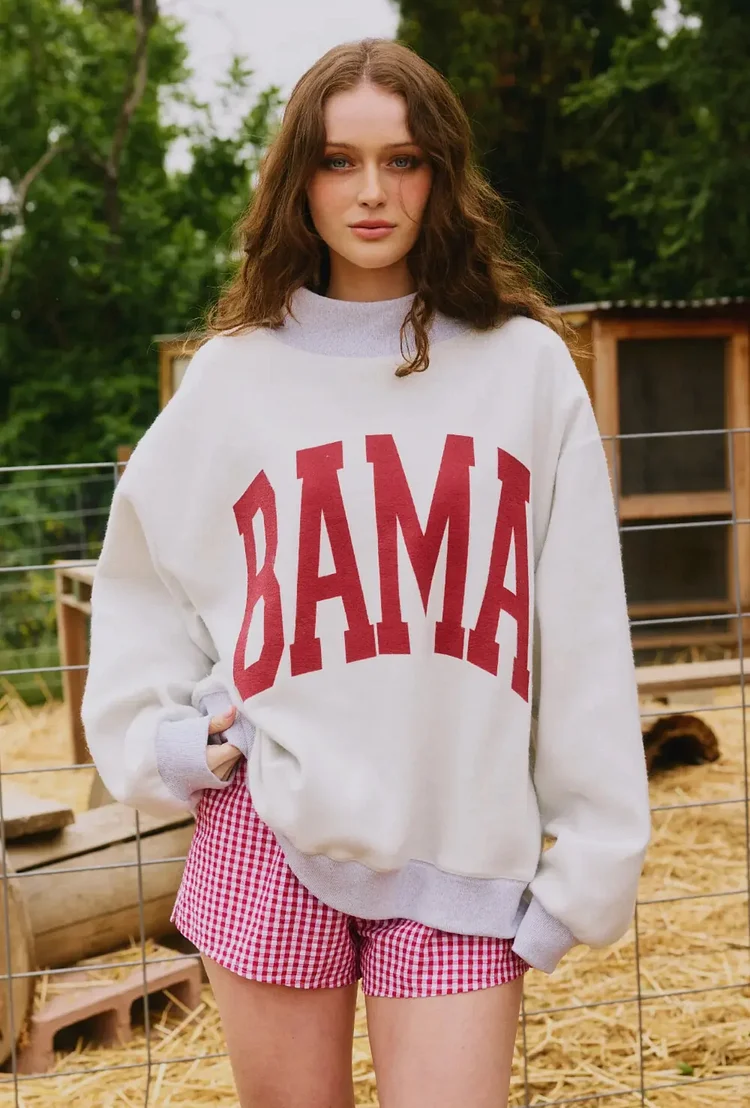 Personalized team two-way stand-up collar sweatshirt