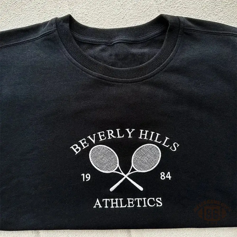 Personalized Embroidered Tennis Custom Letters Embroidered Sweatshirt | Gifts for Sports Mom