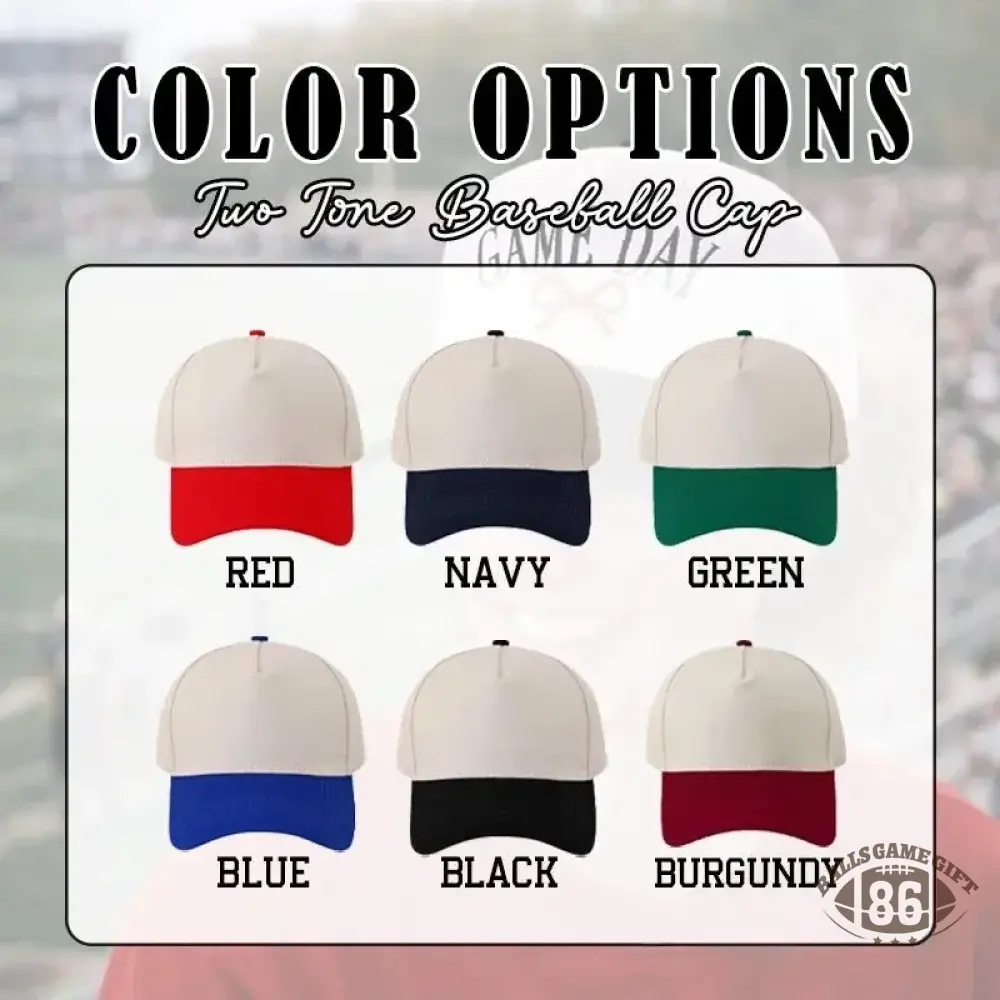 Custom Sequin Applique Script Team or School Name Cap Embroidery Sport Hat