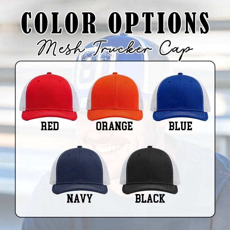 Custom Sequin Applique Script Team or School Name Cap Embroidery Sport Hat