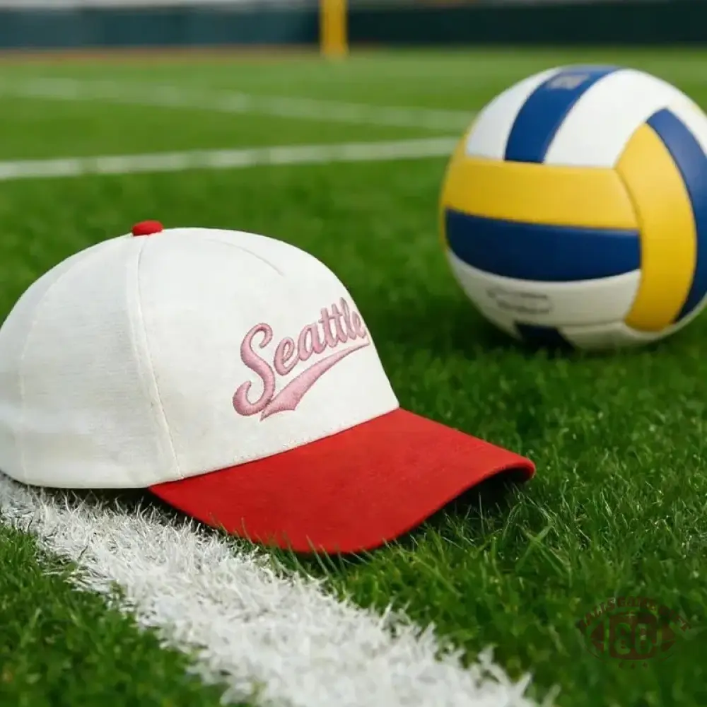 Personalized Custom Text Embroidery Cap Vintage Style Seattle Hat