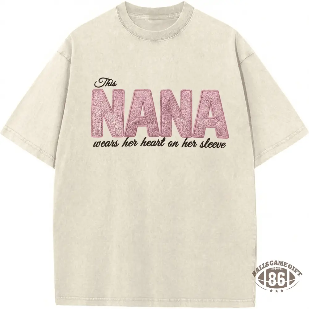 Custom Mama Glitter Embroidered Washed Sweatshirt with Kids' Names  Mother's Day Gift
