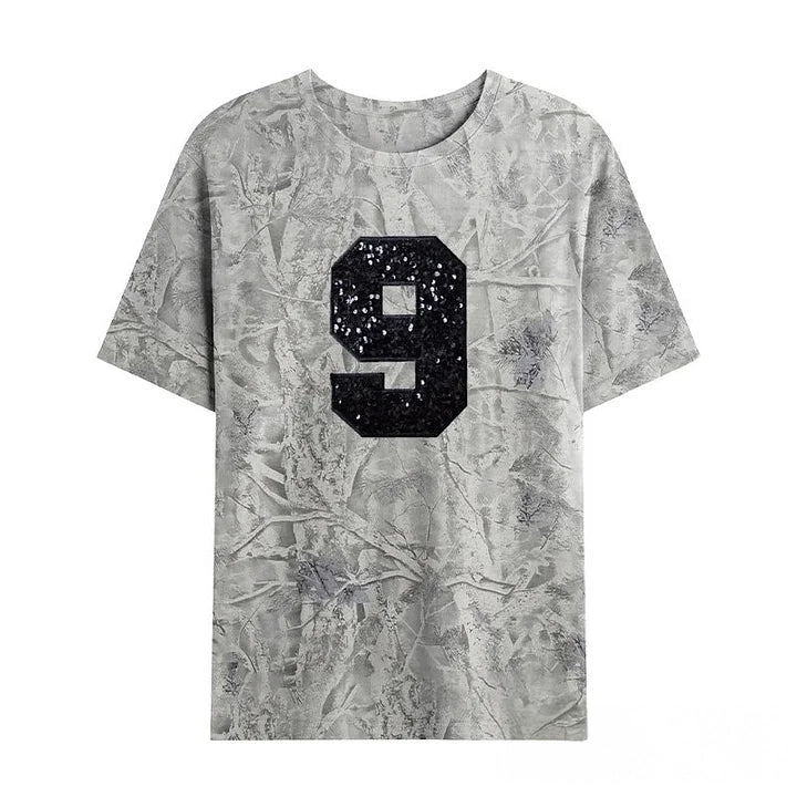 Custom Sequin Team Number & Letters Sweatshirt – Personalized Numbers Sweatshirt