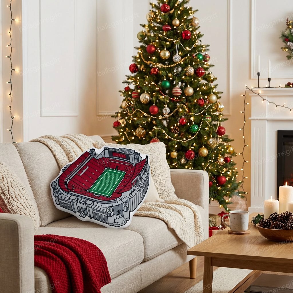 Darrell K Royal Memorial Stadium Plush Pillow