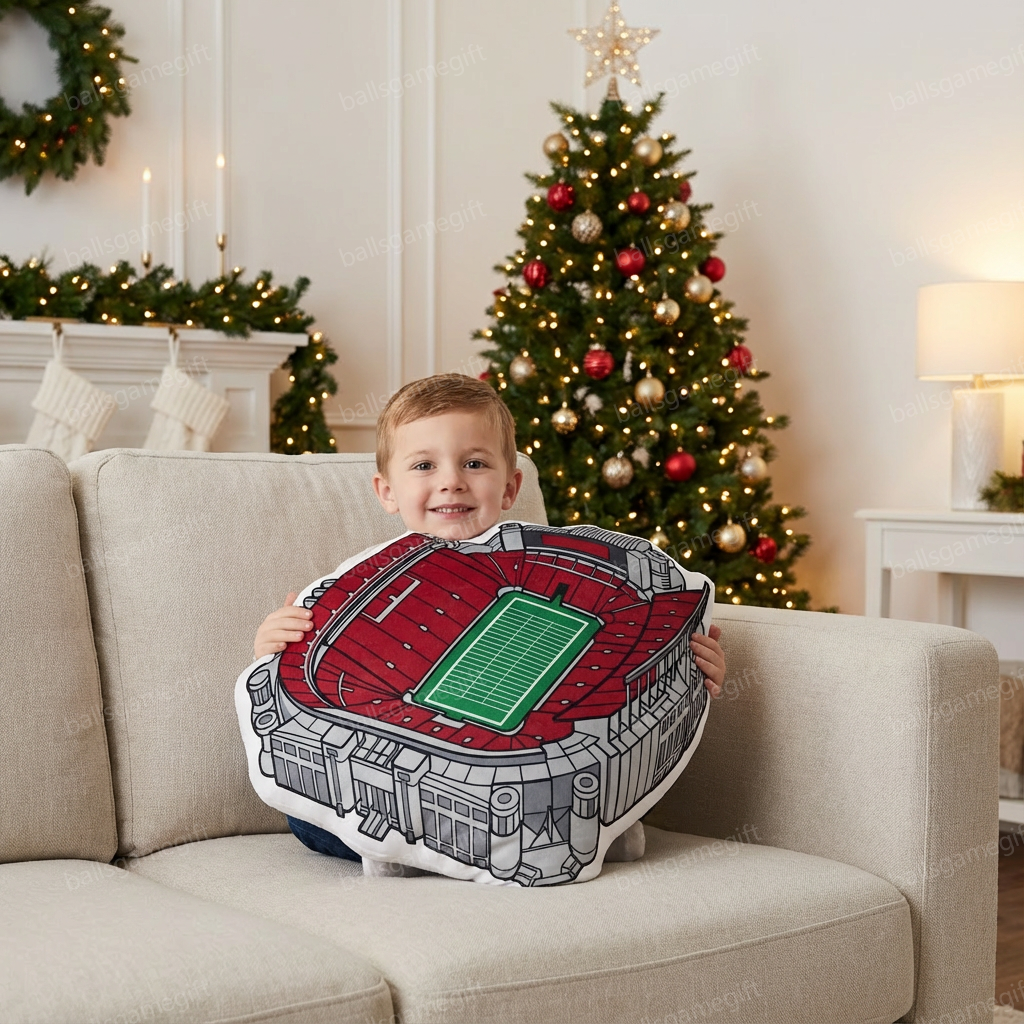 Darrell K Royal Memorial Stadium Plush Pillow