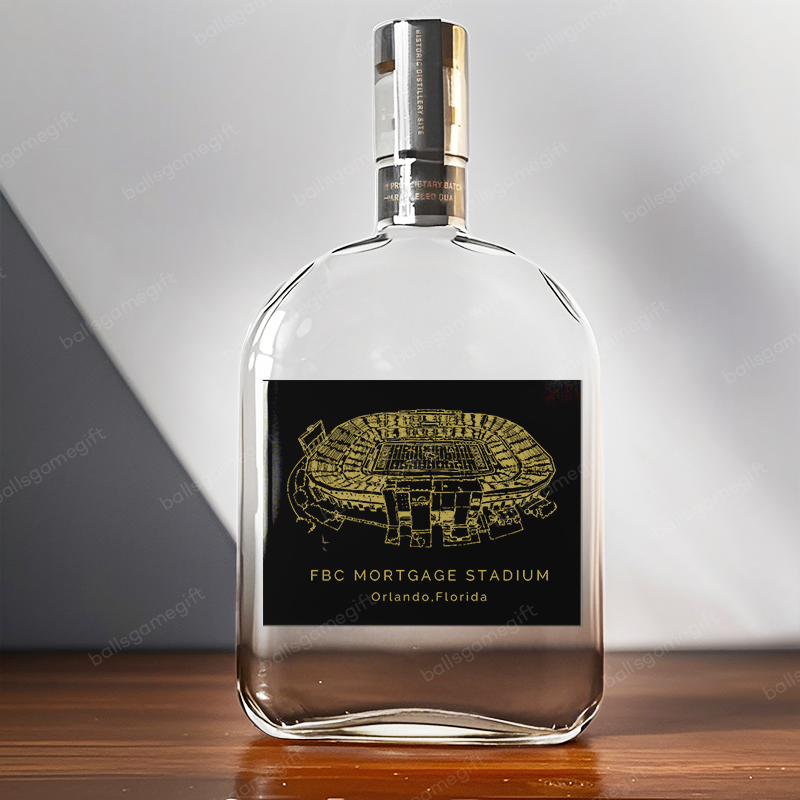 FBC Mortgage Stadium- UCF Knights football,Whiskey Bottles-Gifts For Sports Lovers