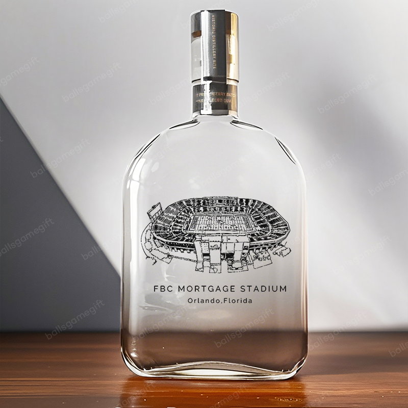 FBC Mortgage Stadium- UCF Knights football,Whiskey Bottles-Gifts For Sports Lovers