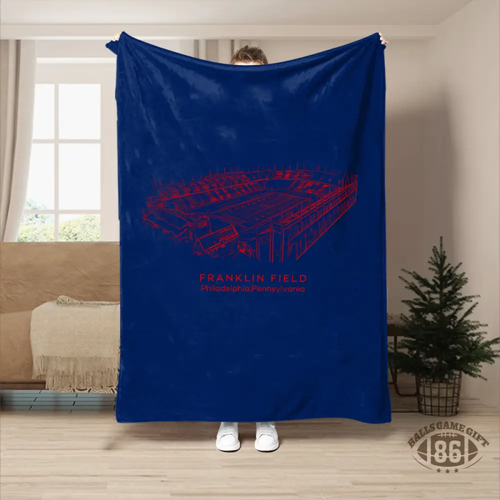 Franklin Field- Penn Quakers football,College Football Blanket