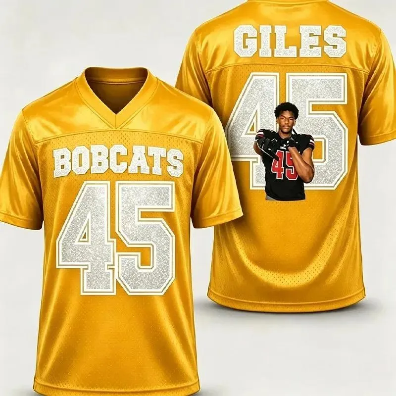 Custom Glitter Football Jersey | Personalized Team Name, Name & Number Bling Sports Jersey