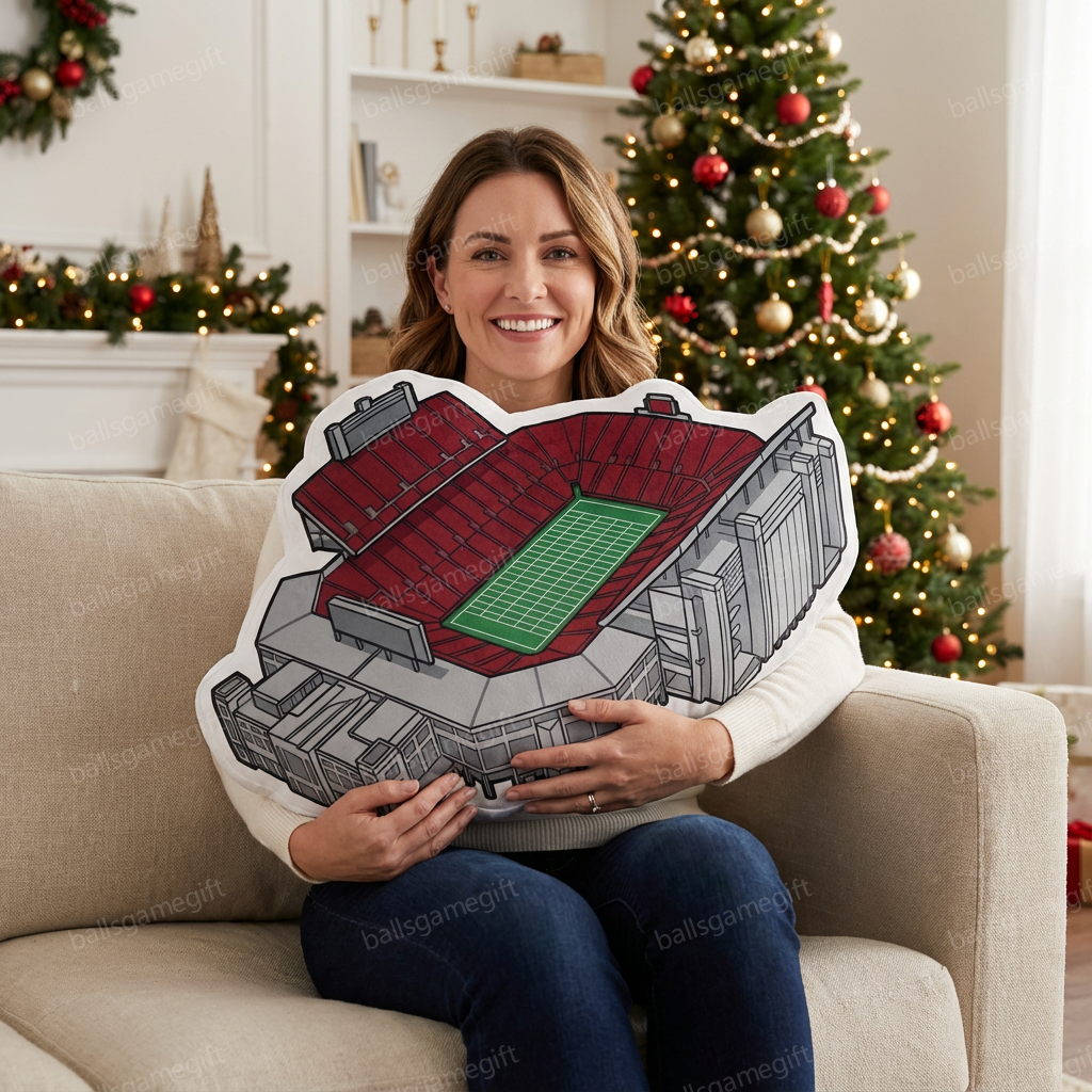 Gaylord Family Oklahoma Memorial Stadium Plush Pillow