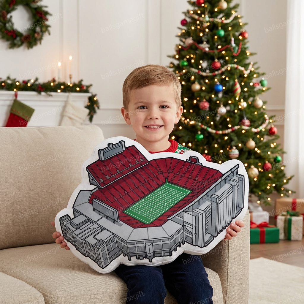 Gaylord Family Oklahoma Memorial Stadium Plush Pillow