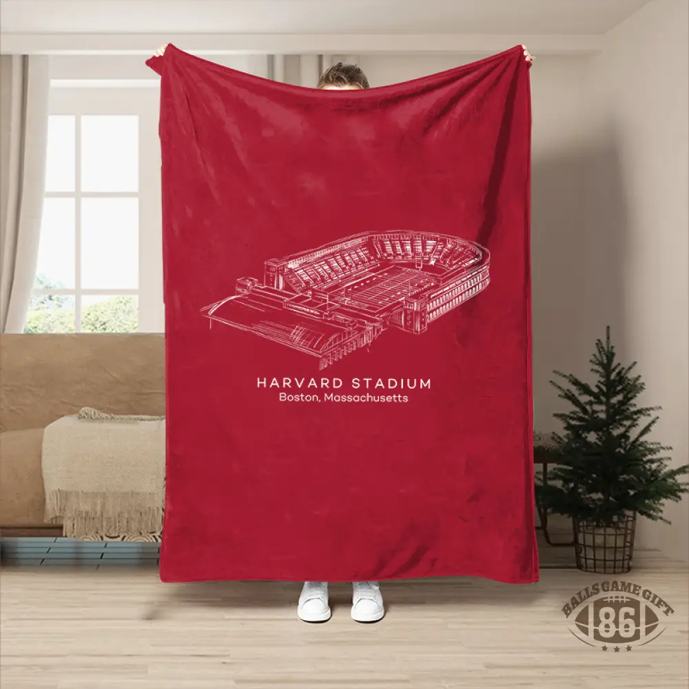 Harvard Stadium- Harvard Crimson football,College Football Blanket