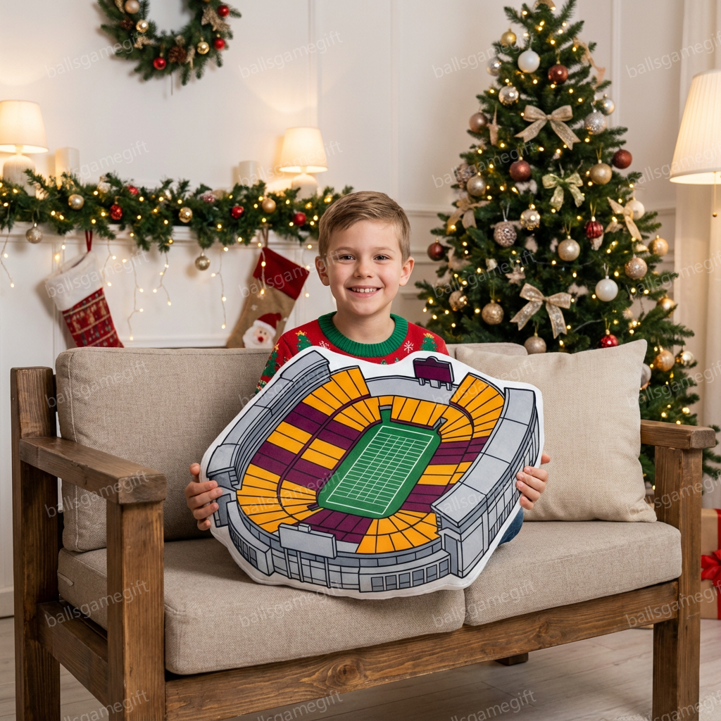 Huntington Bank Stadium Plush Pillow