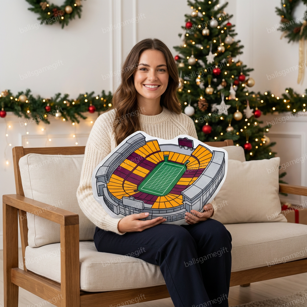 Huntington Bank Stadium Plush Pillow