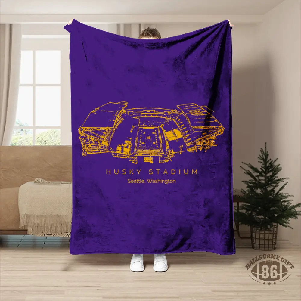 Husky Stadium - Washington Huskies football,College Football Blanket