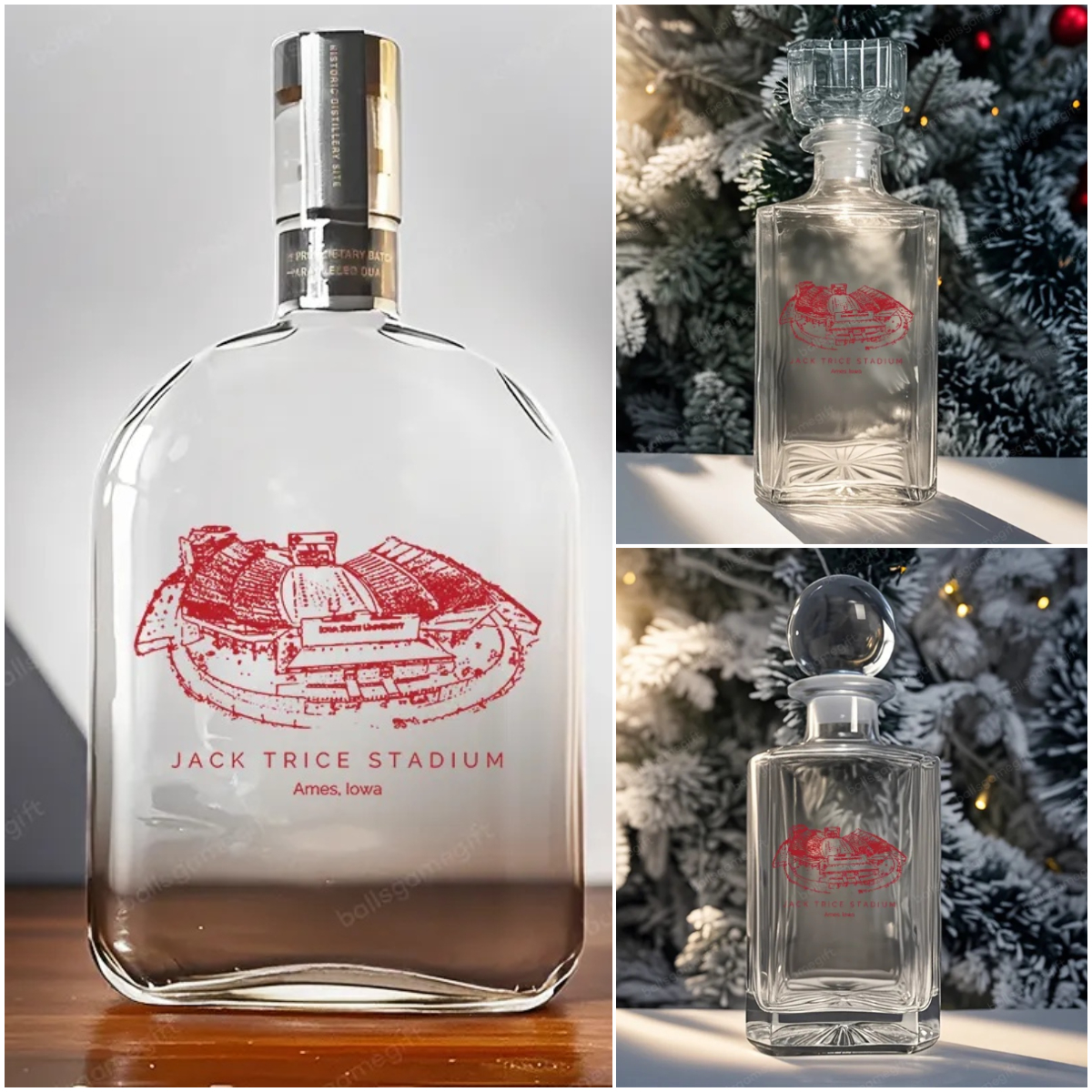 Jack Trice Stadium - Iowa State Cyclones Whiskey Bottles