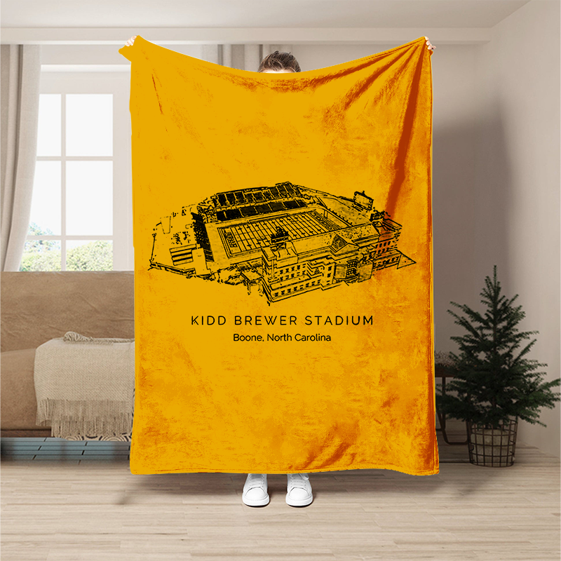 Kidd Brewer Stadium - Appalachian State Mountaineers football, College Football Blanket