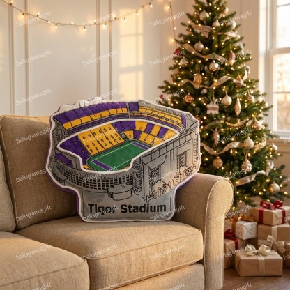 Tiger Stadium Plush Pillow