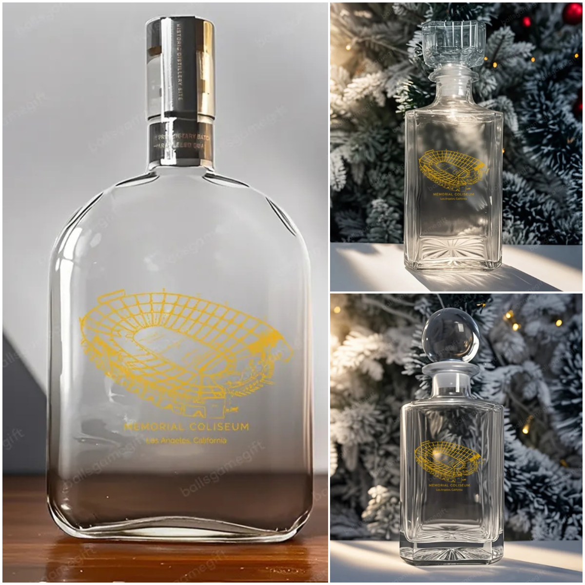 LA Memorial Coliseum-USC Trojans football,Whiskey Bottles-Gifts For Sports Lovers