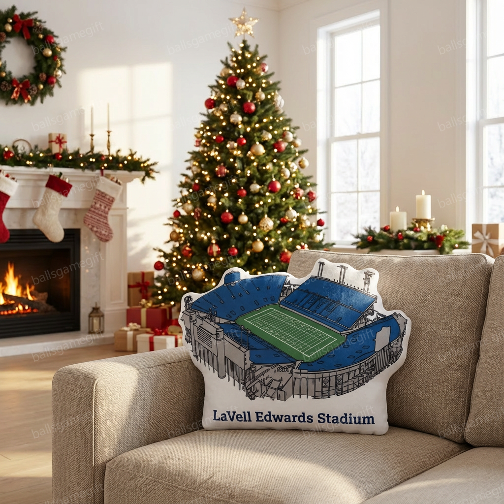 LaVell Edwards Stadium Plush Pillow