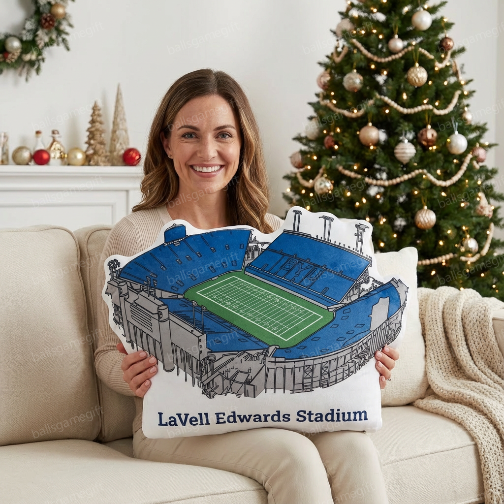 LaVell Edwards Stadium Plush Pillow