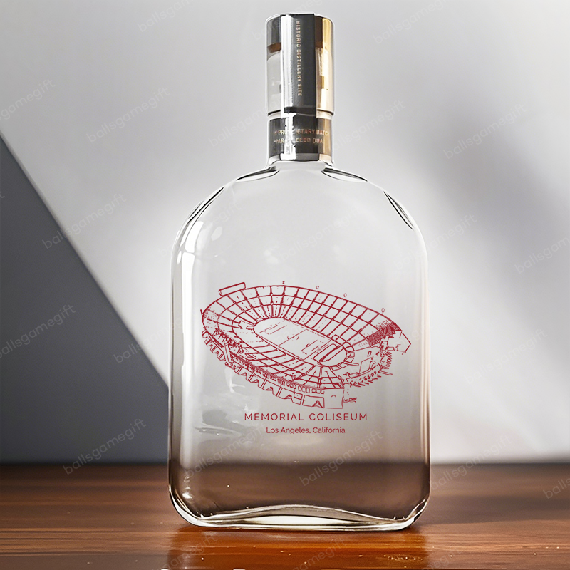 LA Memorial Coliseum-USC Trojans football,Whiskey Bottles-Gifts For Sports Lovers