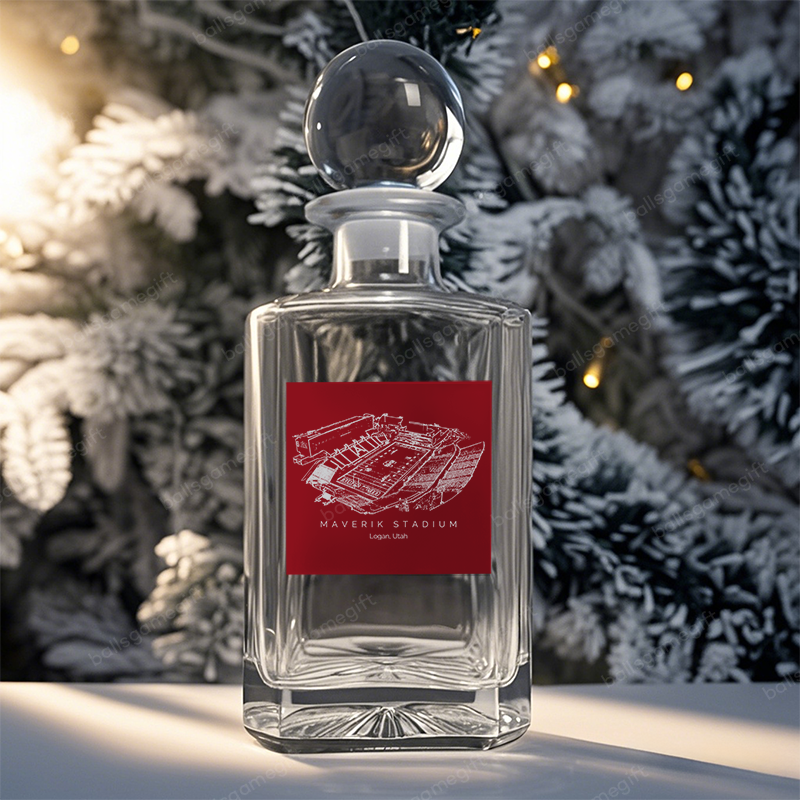 Maverik Stadium-College football,Whiskey Bottles-Gifts For Sports Lovers