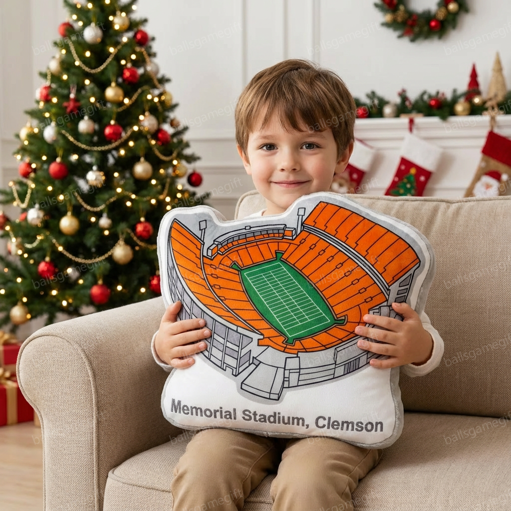 Memorial Staidum (Clemson）Plush Pillow