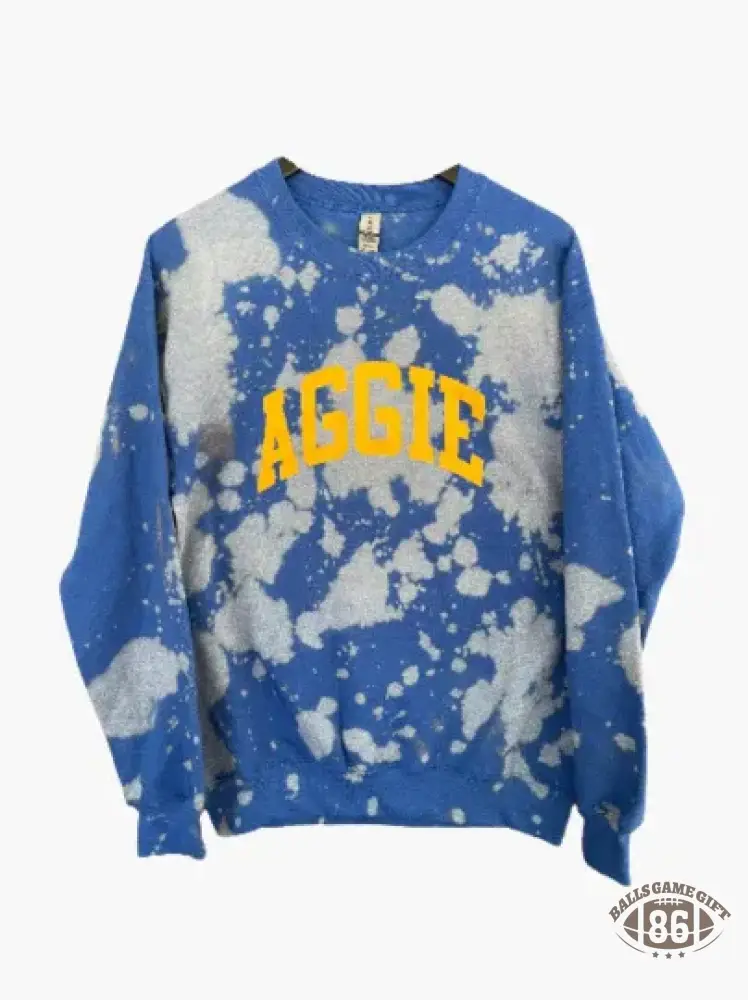 Custom State Bleached Crewneck | Premium Heat Transfer Print ✨