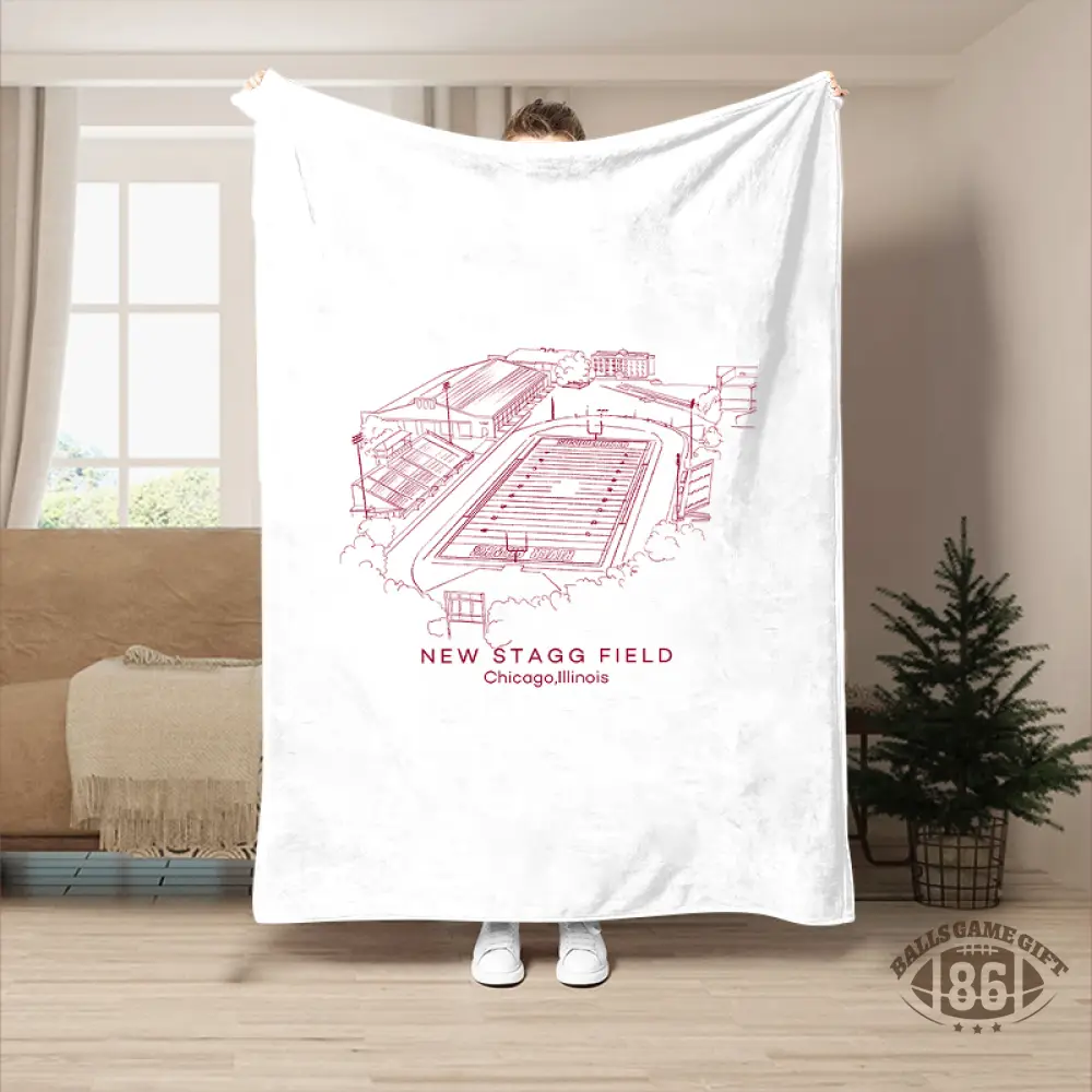Stagg Field- Chicago Maroons football,College Football Blanket
