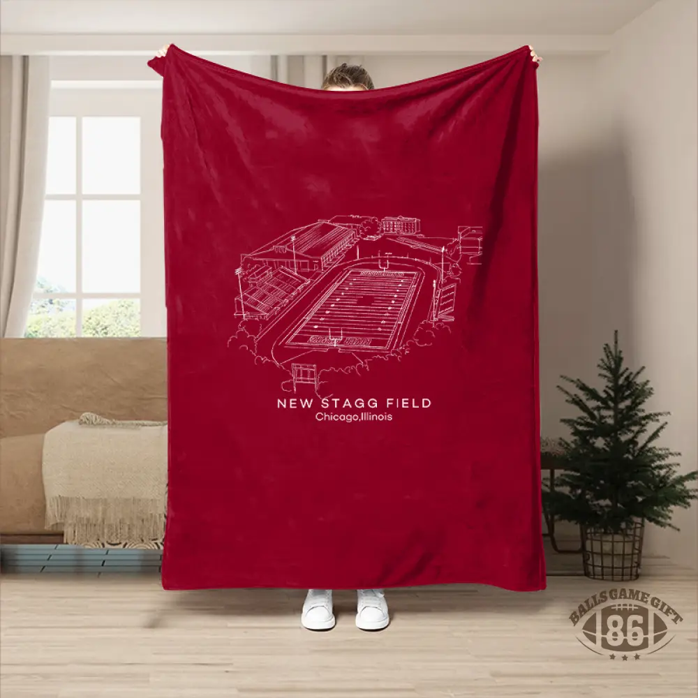 Stagg Field- Chicago Maroons football,College Football Blanket