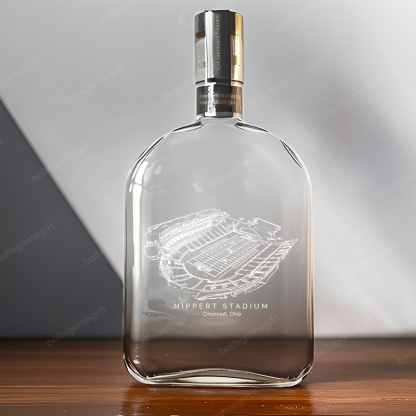 Nippert Stadium-Cincinnati Bearcats football,Whiskey Bottles-Gifts For Sports Lovers