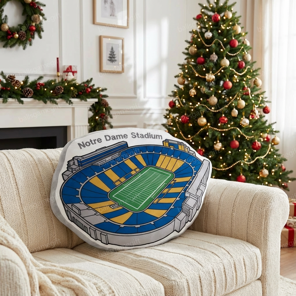 Notre Dame Stadium Plush Pillow