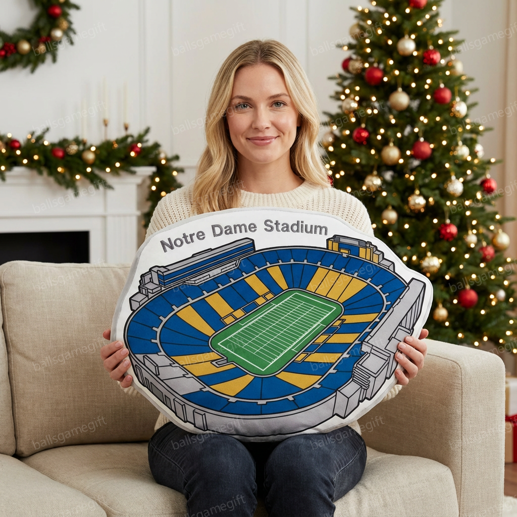 Notre Dame Stadium Plush Pillow