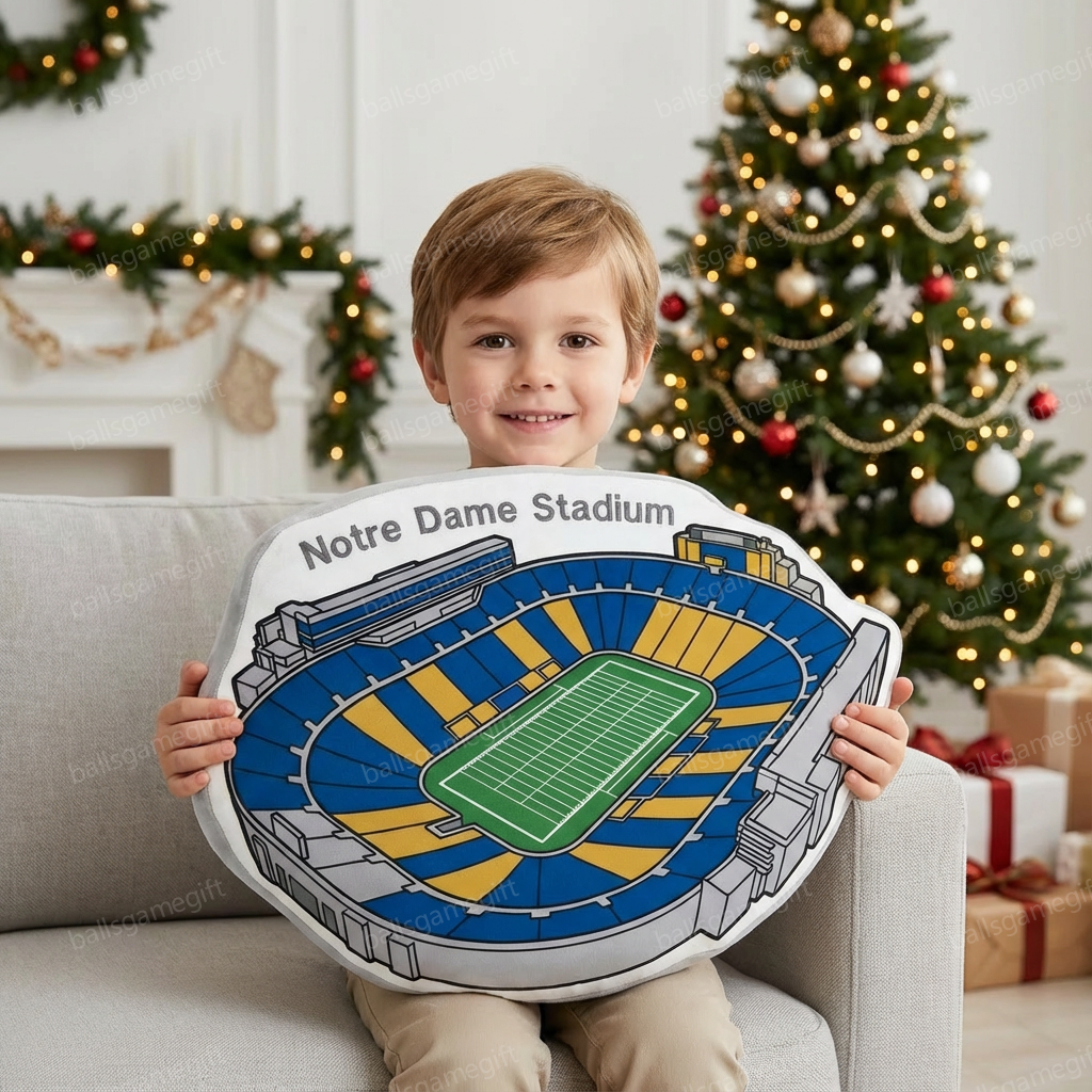 Notre Dame Stadium Plush Pillow