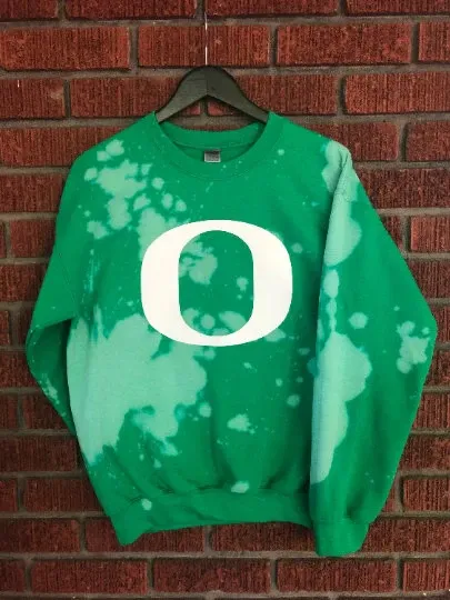 Custom State Bleached Crewneck | Premium Heat Transfer Print ✨