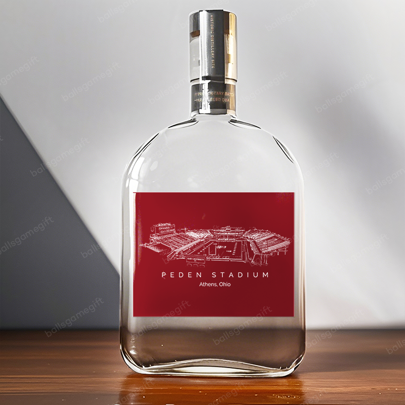 Peden Stadium-Ohio Bobcats football,Whiskey Bottles-Gifts For Sports Lovers