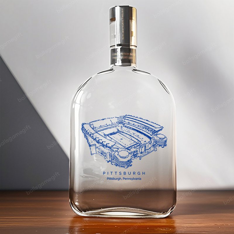 Acrisure Stadium-Pittsburgh Panthers football, Pittsburgh Steelers,Whiskey Bottles-Gifts For Sports Lovers