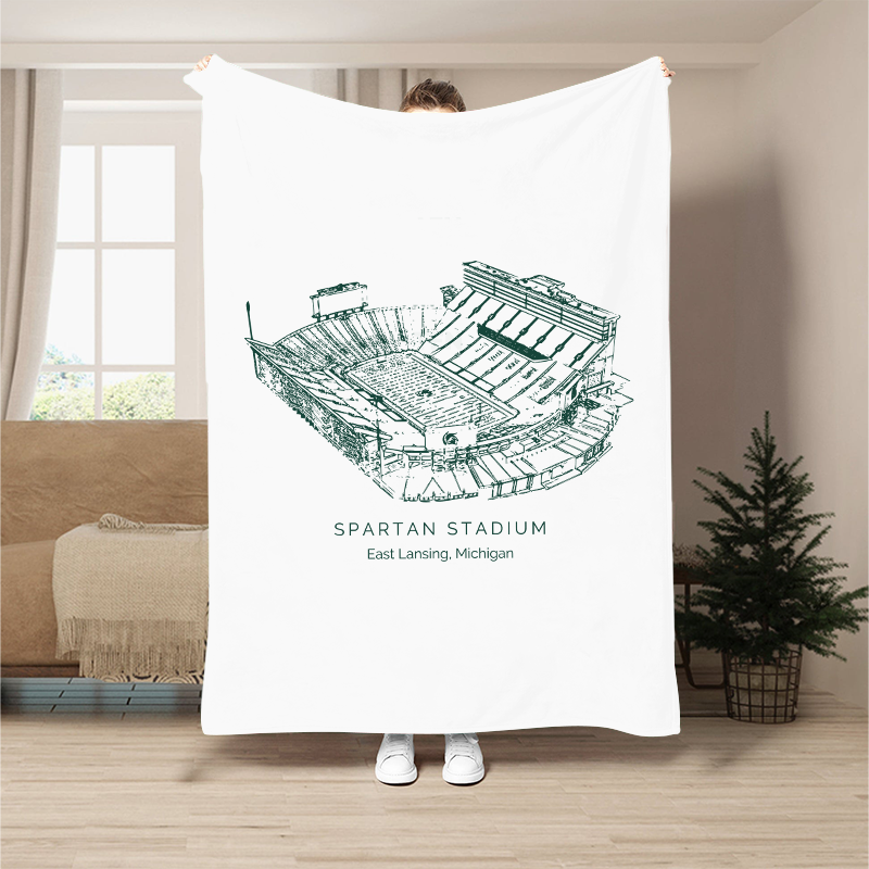 Spartan Stadium - Michigan State Spartans football,College Football Blanket