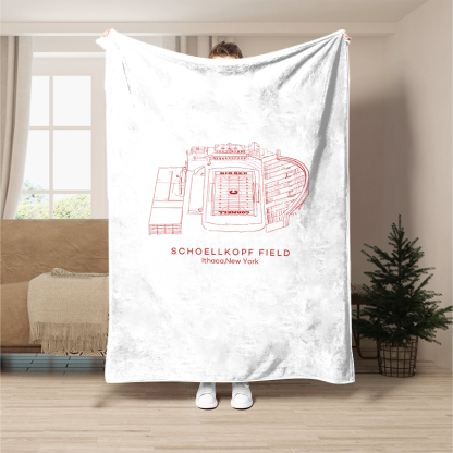 Schoellkopf Field-Cornell Big Red football,College Football Blanket