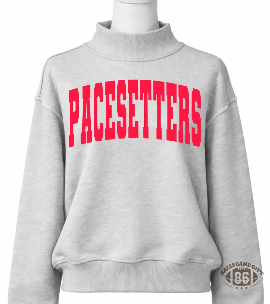 Custom Varsity Letter Mock Neck Sweatshirt | Oversized Collegiate Game Day Crewneck