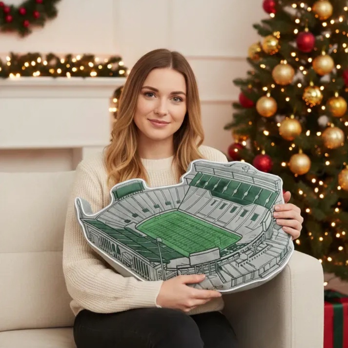 Spartan Stadium Plush Pillow