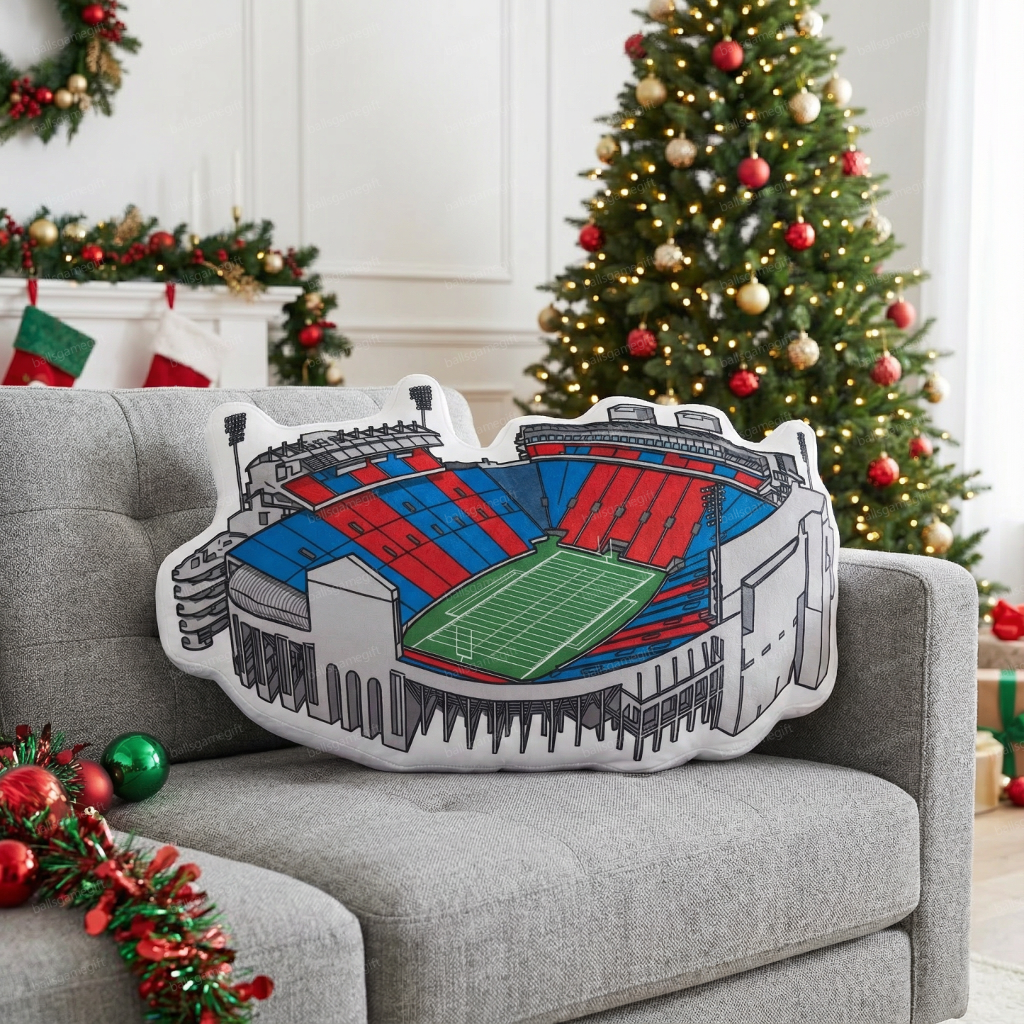 Vaught-Hemingway Stadium Plush Pillow