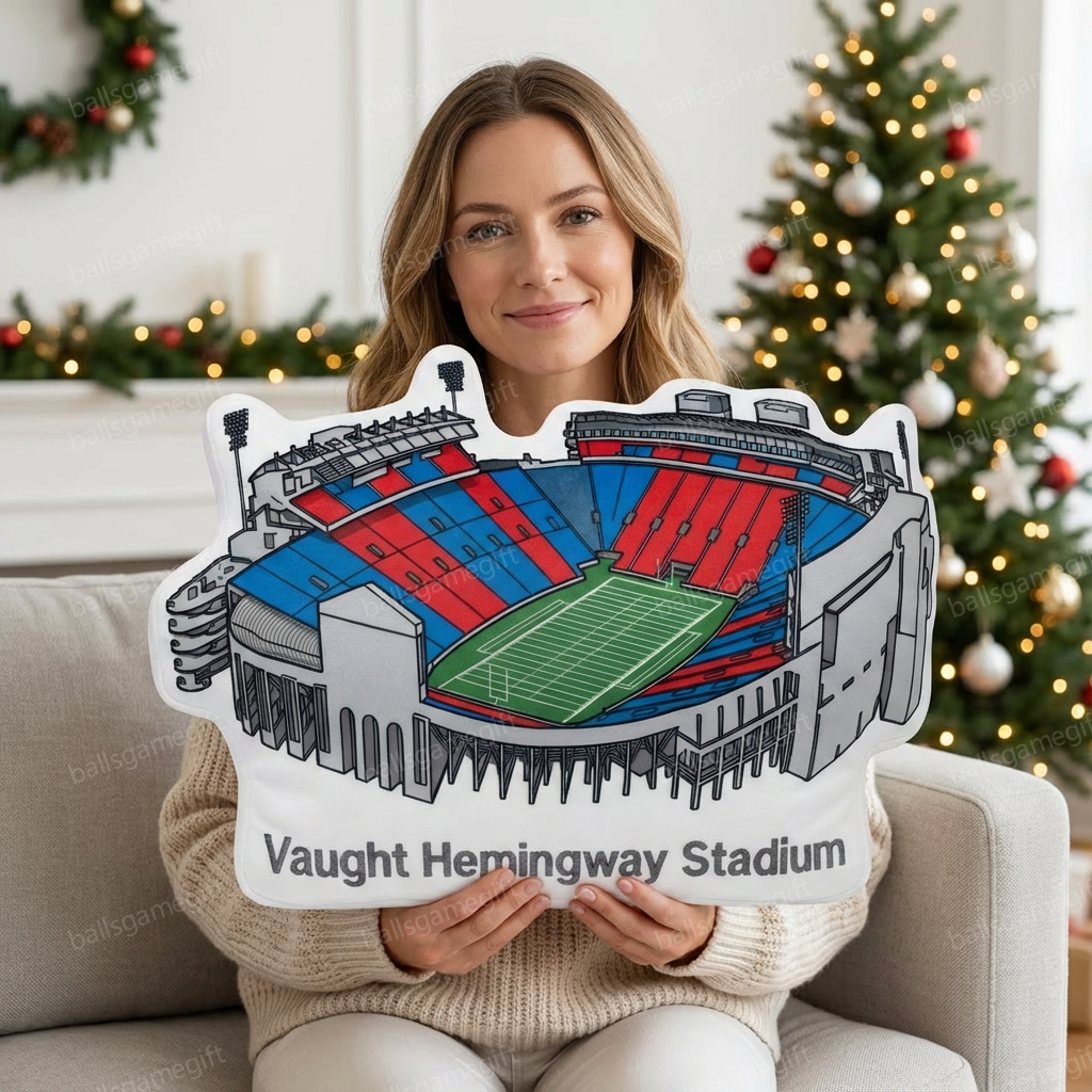 Vaught-Hemingway Stadium Plush Pillow