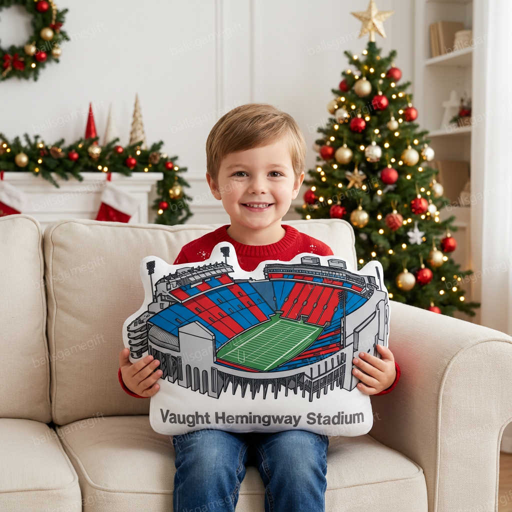 Vaught-Hemingway Stadium Plush Pillow